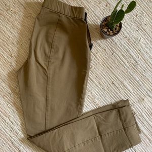 Everlane Side-zip stretch cotton pants size 2